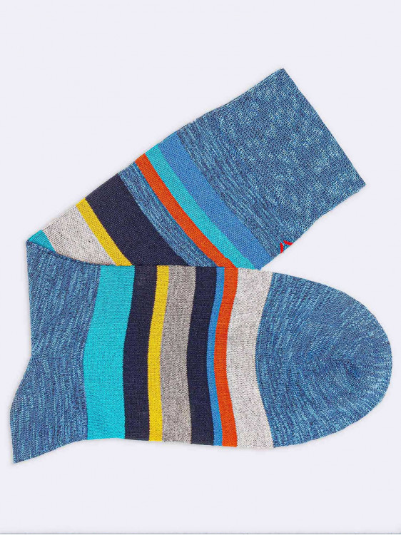 Kurze schicke Socken
Gestreifte frische Baumwolle