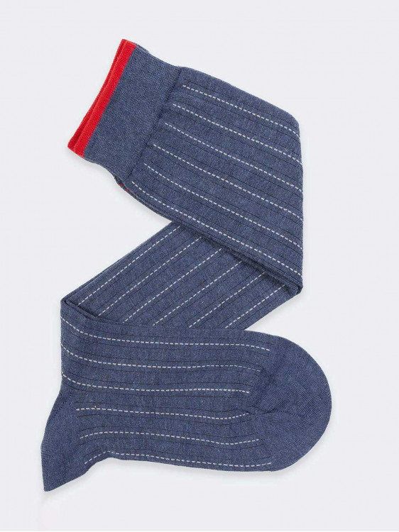 Elegant Pattern Men's Knee High Socks