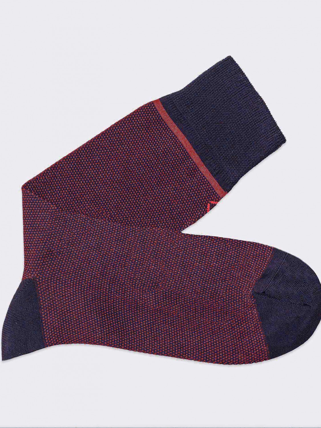 Oxford pattern Men's Crew Socks