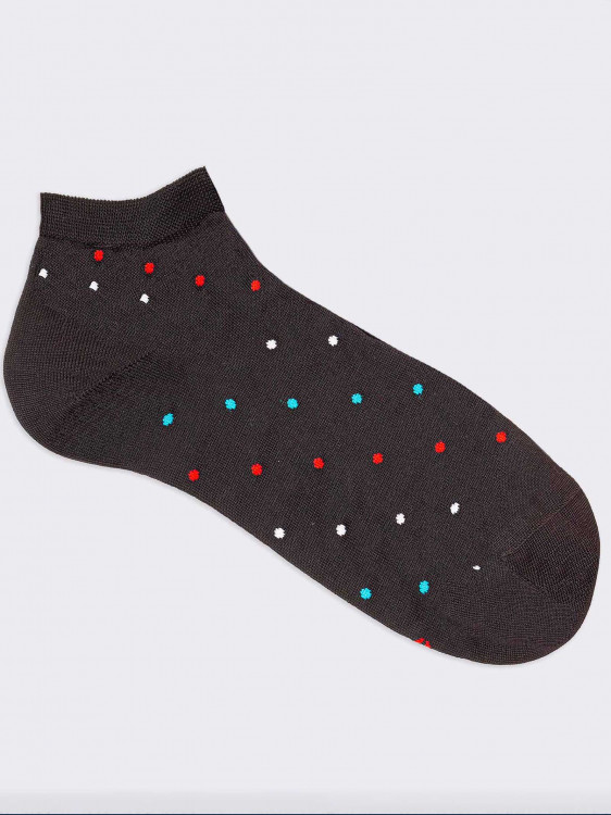 Pois pattern Men's Ankle Socks
