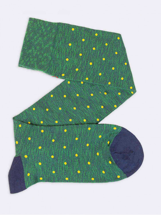 Pois pattern Men's Knee High Socks