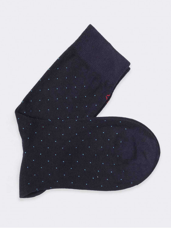 Pinpoint pattern Men's Crew Socks