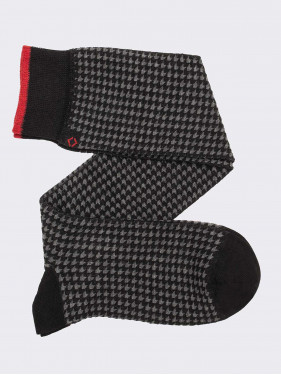 Long sock patterned, warm cotton