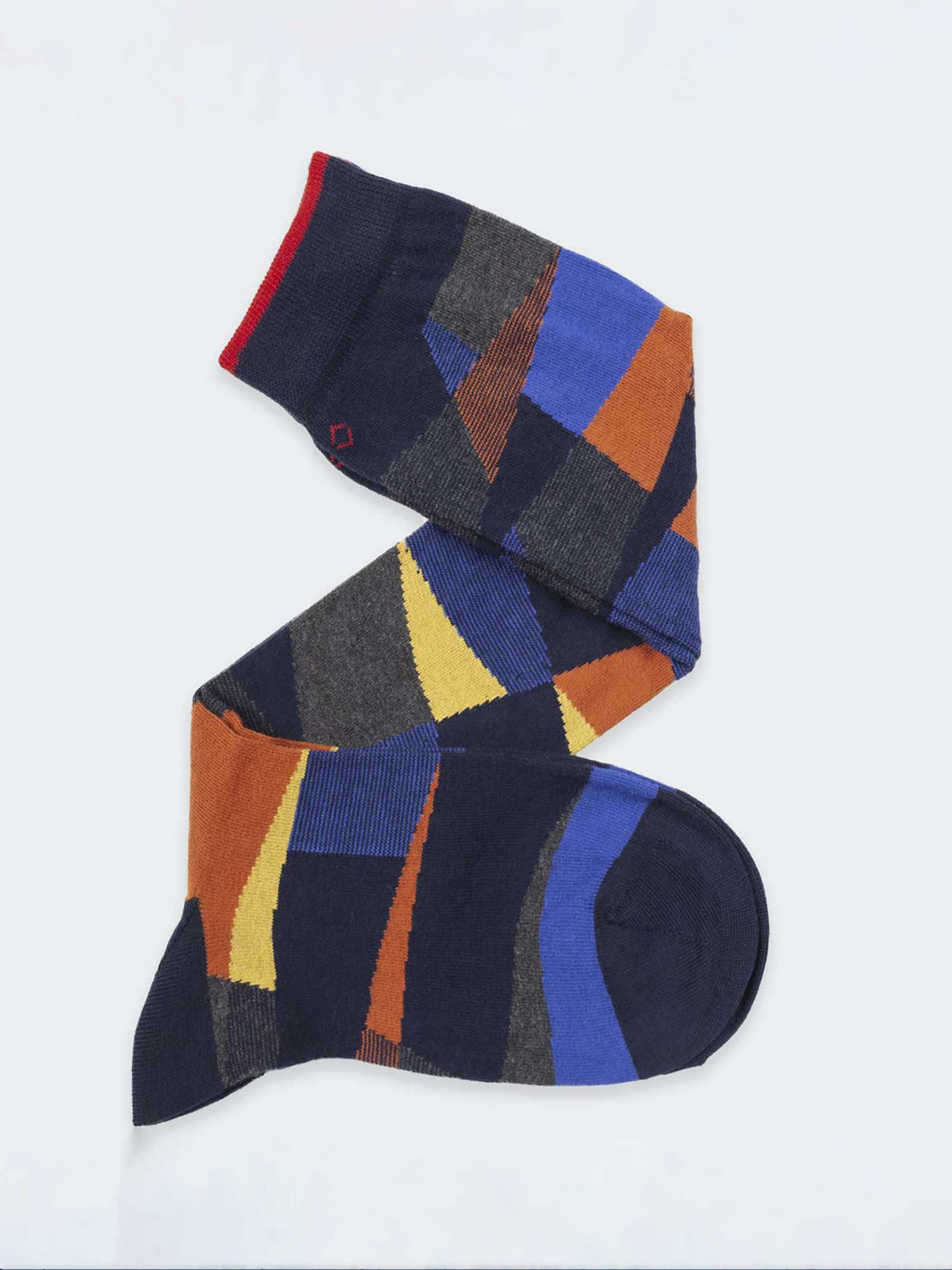 Urban geometric  pattern Men's Knee High Socks