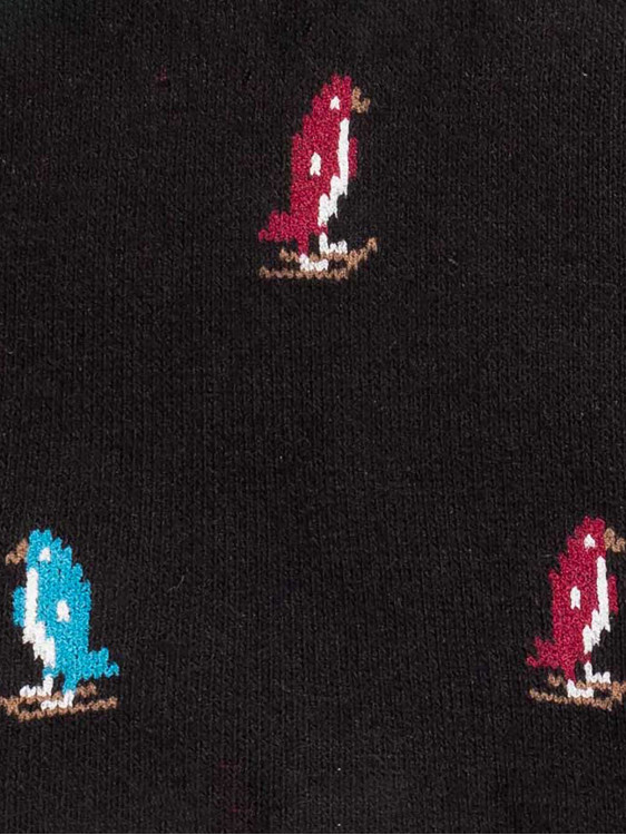 Penguins pattern Men's Crew socks
