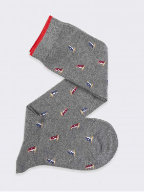 Penguins pattern Men's Knee High Socks
