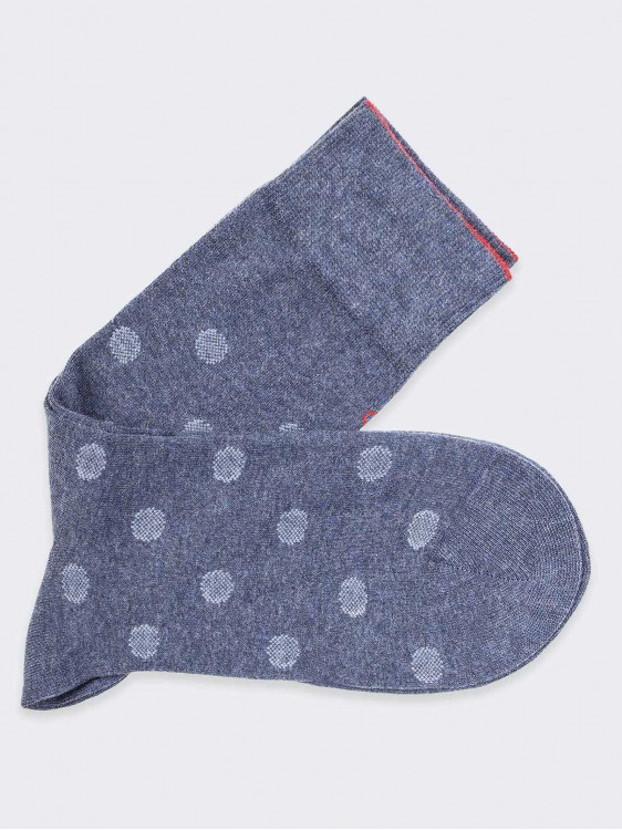 Dotted pois pattern Men's Crew Socks