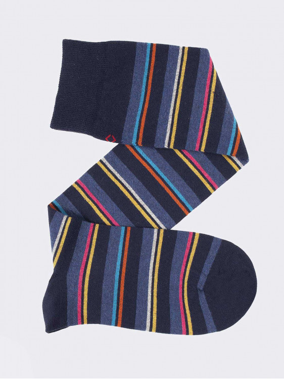 Long striped patterned socks
