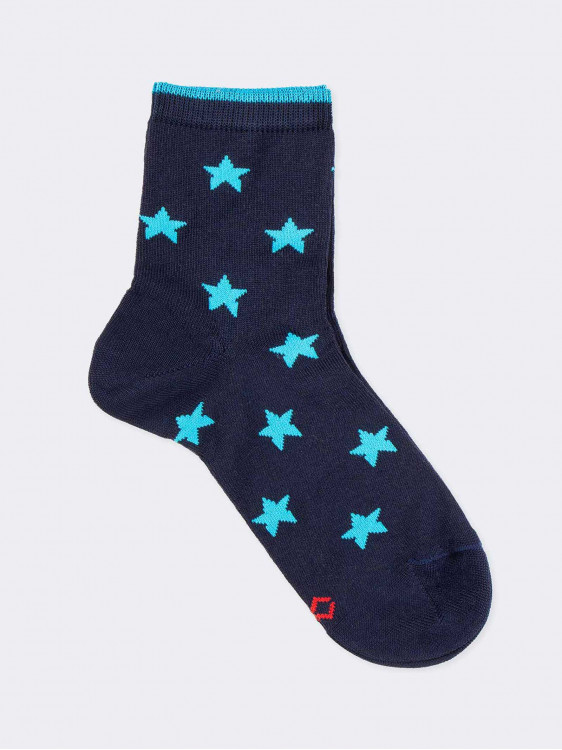 Kurze Socken mit Sternenmuster für Jungen