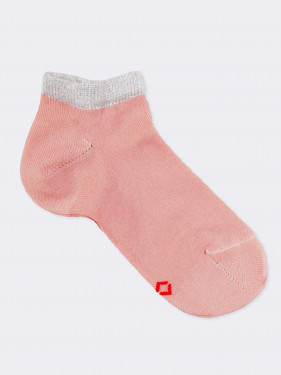 Sneaker-Socken für Mädchen Lurex Edge