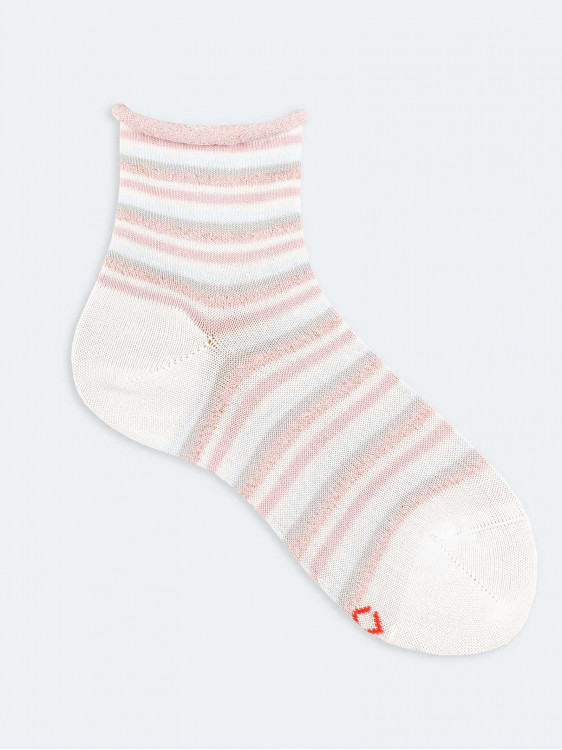 Gestreifte kurze Socken für Jungen