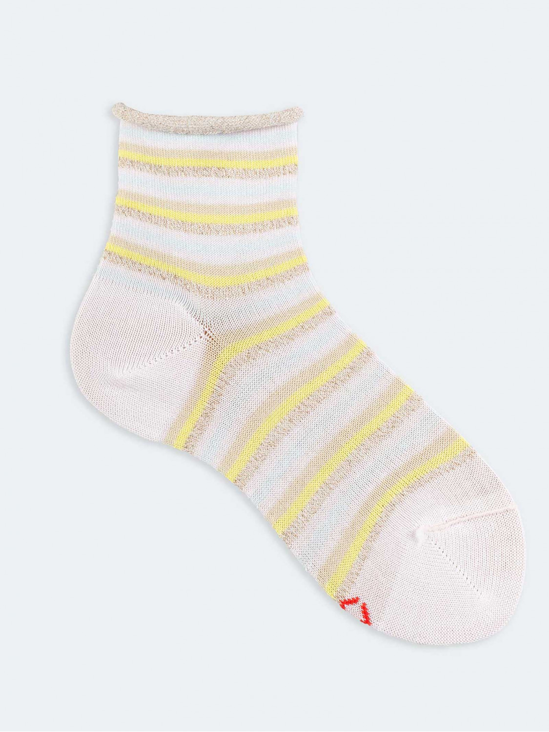 Gestreifte kurze Socken für Jungen