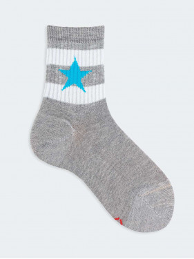 Kurze Socken mit Sternmuster für Jungen