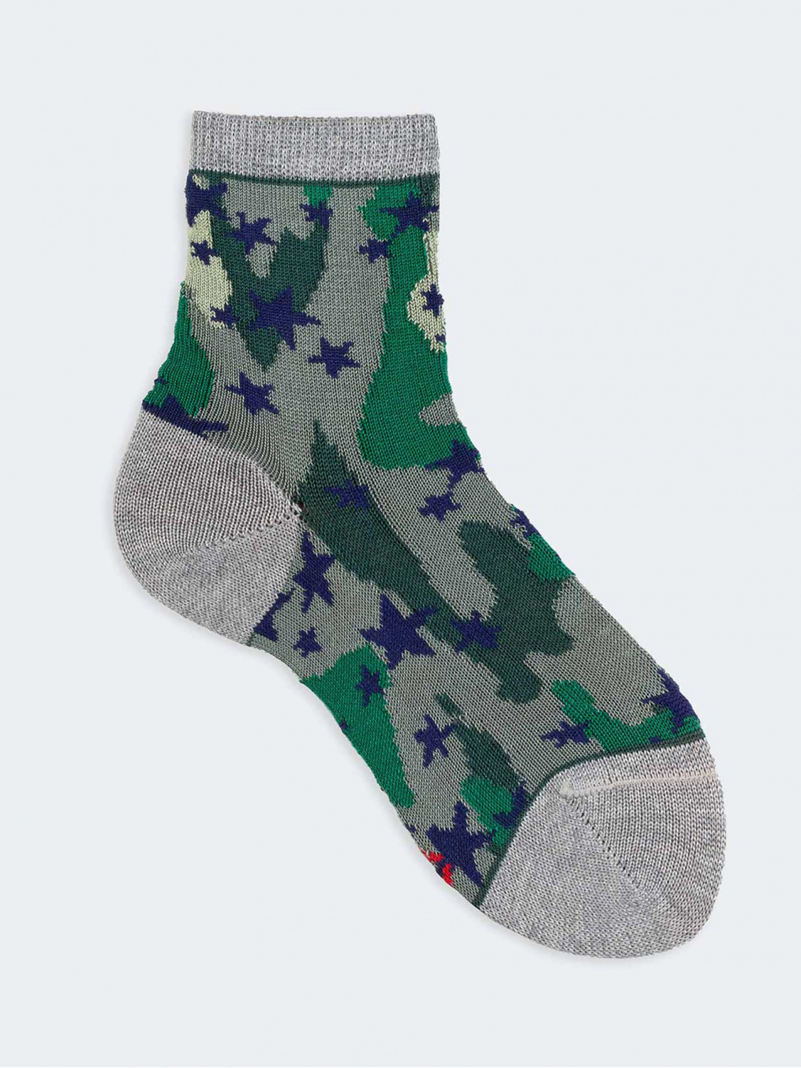 Camouflage Stars pattern Kids Crew Socks