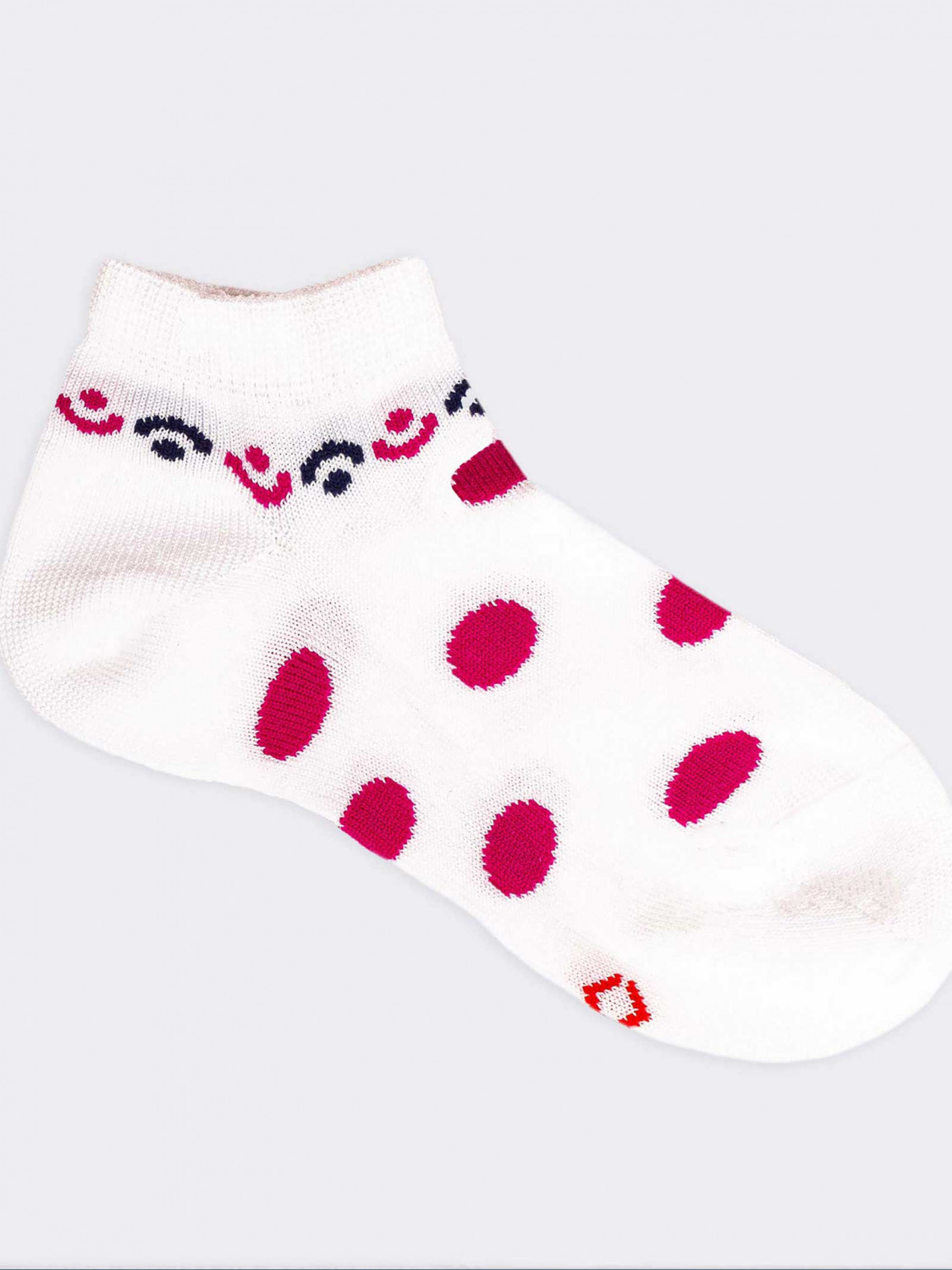 Socken mit Tupfen für Mädchen aus kühler Bio-Baumwolle