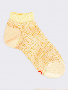 Socken mit Wellenmuster für Mädchen aus kühler Bio-Baumwolle