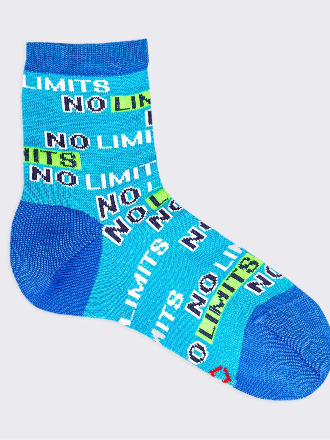 No Limits pattern Kids Crew Socks