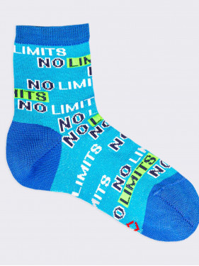 No Limits Kids' Short Socks aus frischer Bio-Baumwolle