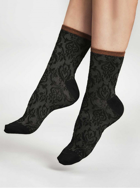 Damasked pattern Woman's socks