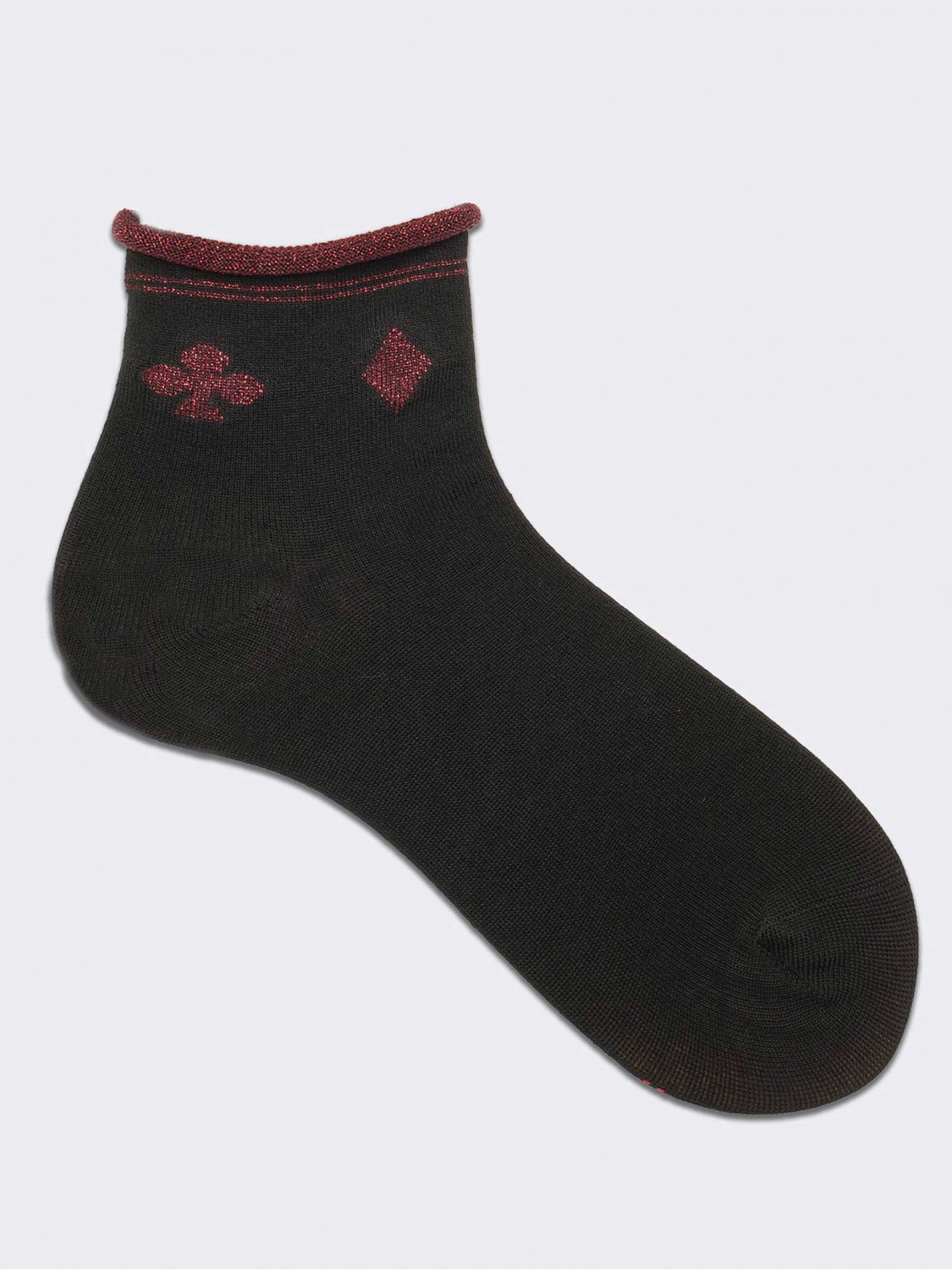 Shorto patterned sock for woman