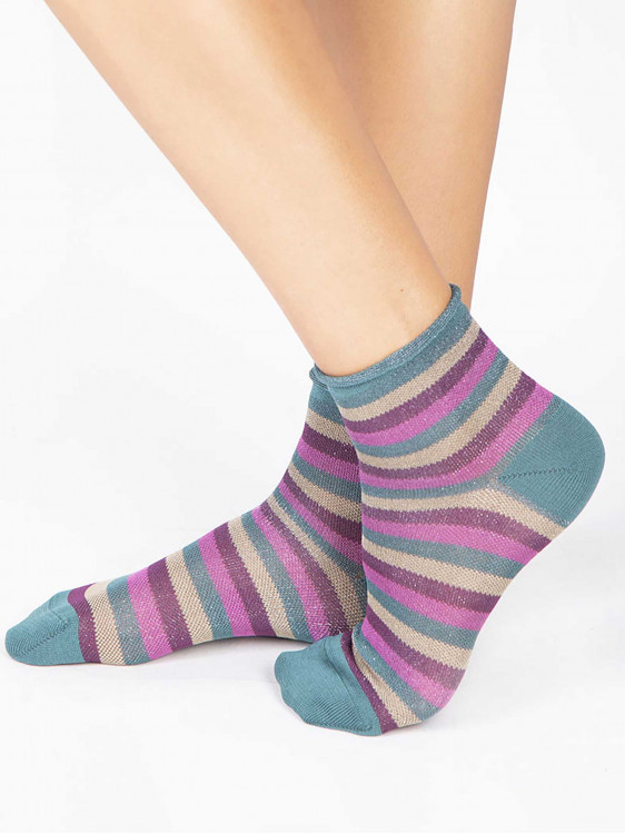 Stripes pattern Woman's Crew Socks