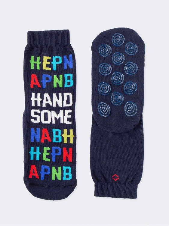 Anti-slid Kids Words pattern socks