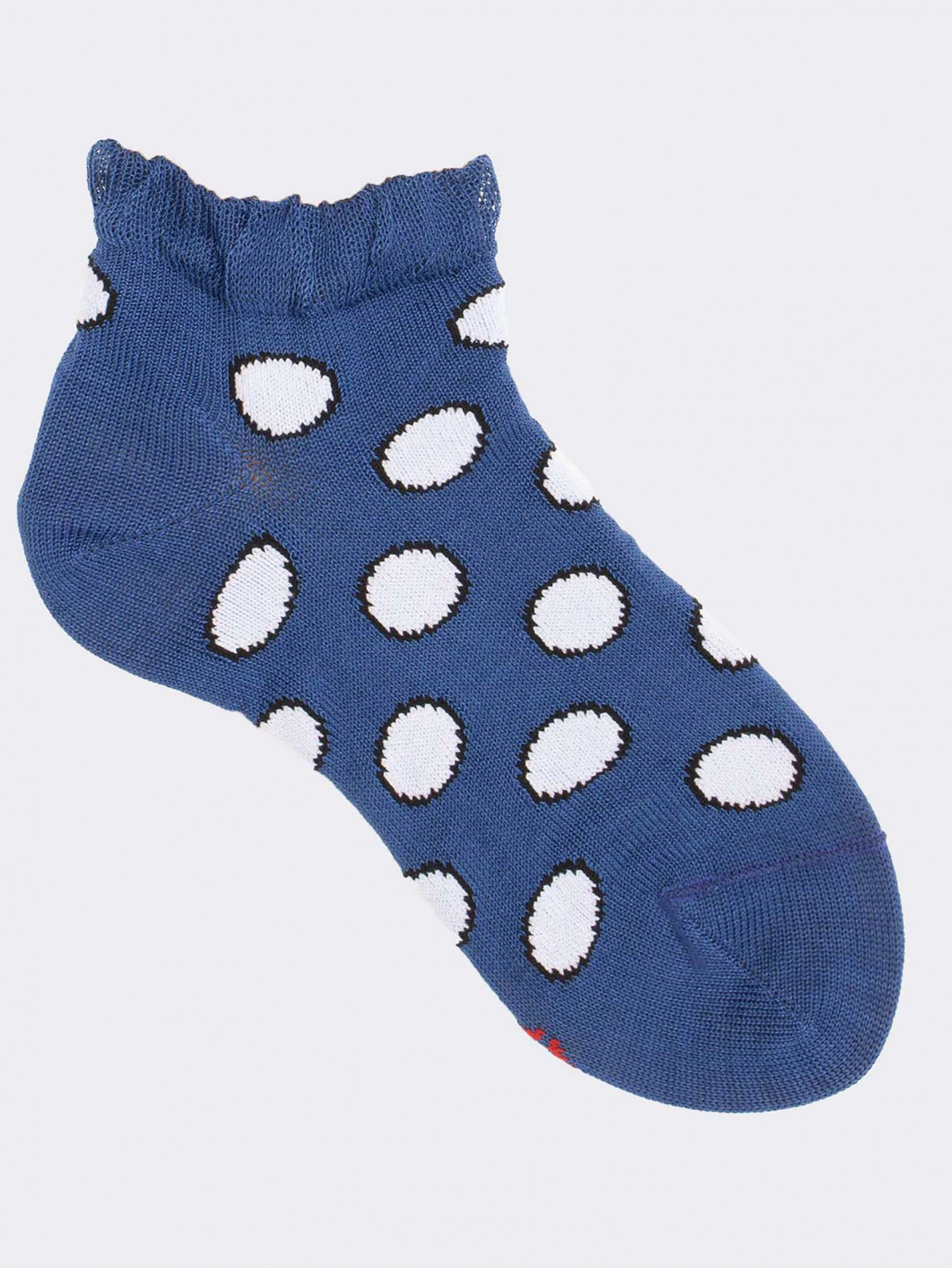Socken mit Polka-Dot-Muster für Mädchen aus frischer Baumwolle