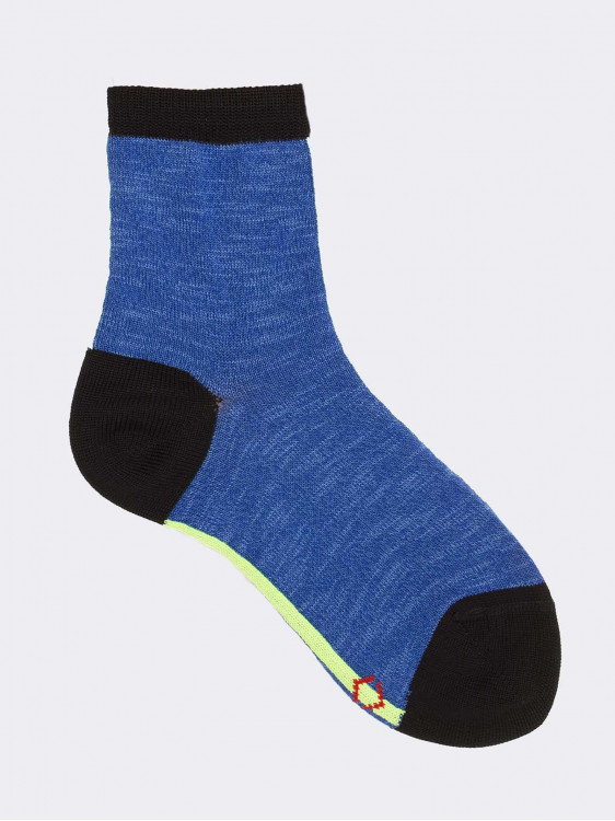 Sportliche kurze Socken aus frischer Baumwolle