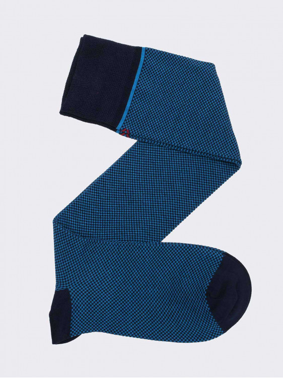 Lange Herrensocken mit Muster aus frischer Baumwolle