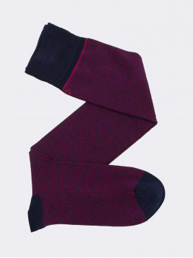 Fancy Men's Knee-High Socks in Cotton