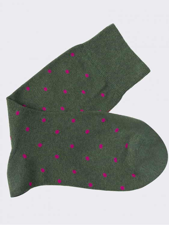 Kurze Socken mit Polka-Dot-Muster