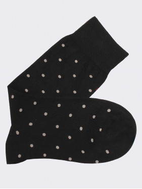Polka dot pattern crew socks