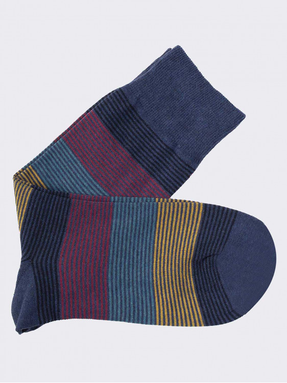 Crew striped patterned socks
