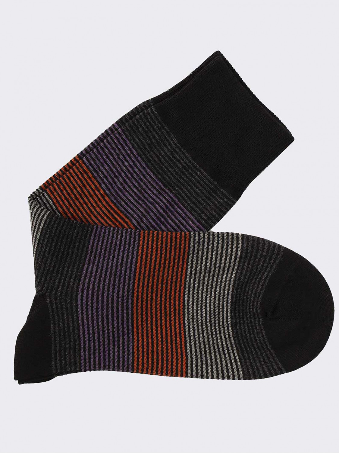 Crew striped patterned socks