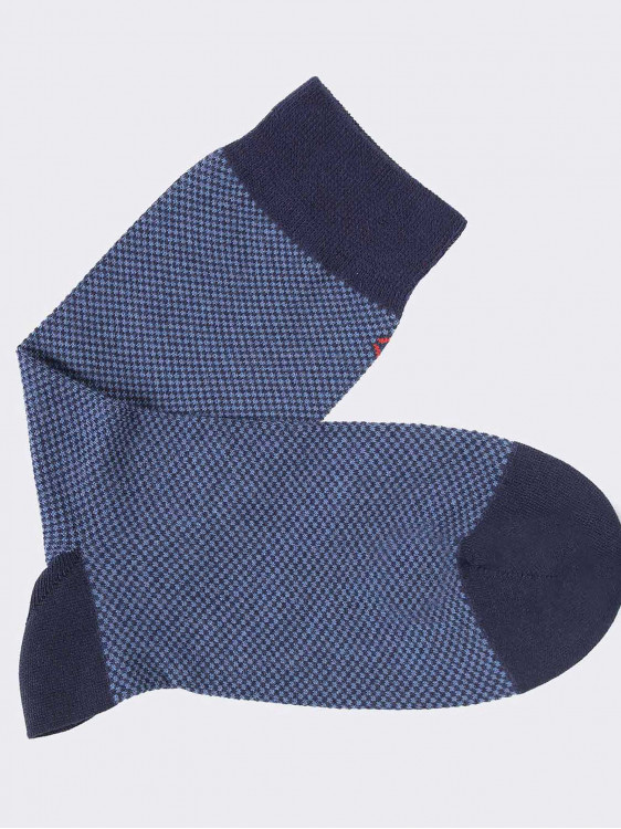 Micro-patterned crew socks