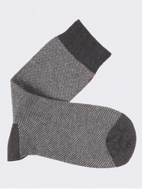 Mikrogemusterte kurze Socken