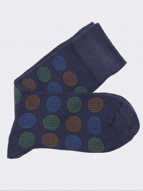 Warm cotton polka dot pattern short socks