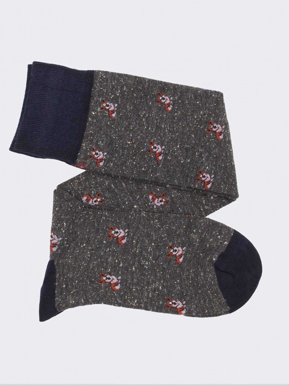Schicke lange Socken aus warmer Baumwolle