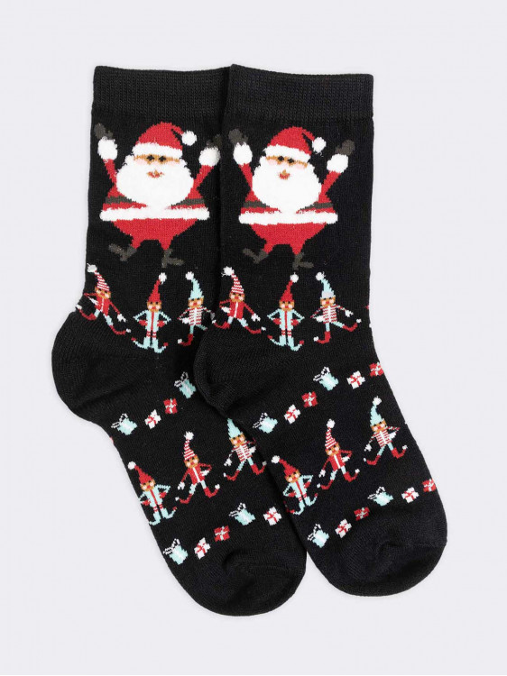 Women’s Christmas socks with various patterns