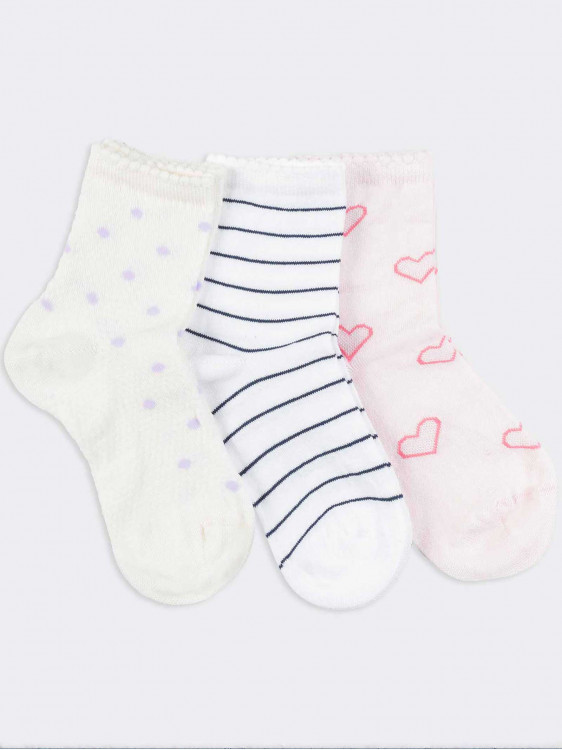 Tris short stockings girl fantasy polka dots and hearts