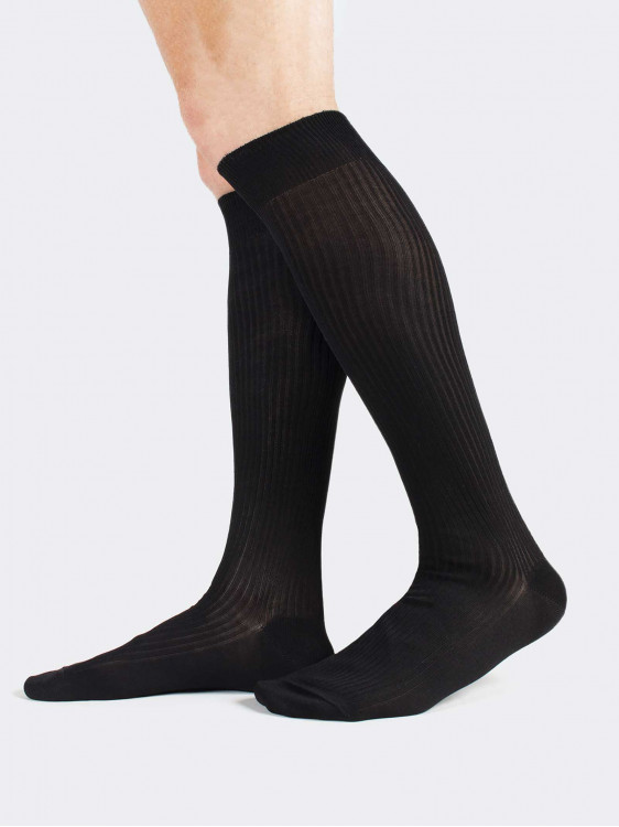 Stretch cotton lisle socks - Made in Italy