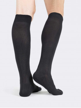 Stretch cotton lisle socks - Made in Italy
