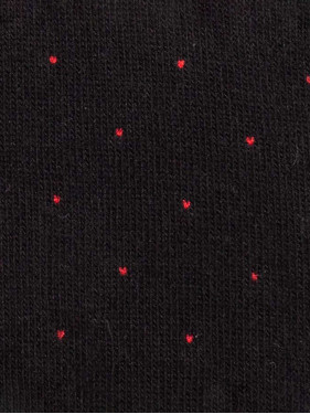 Knee-high  socks with pin point pattern - Made in Italy