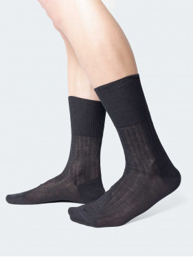 Sanitary short lisle socks without elastic - Made in Italy