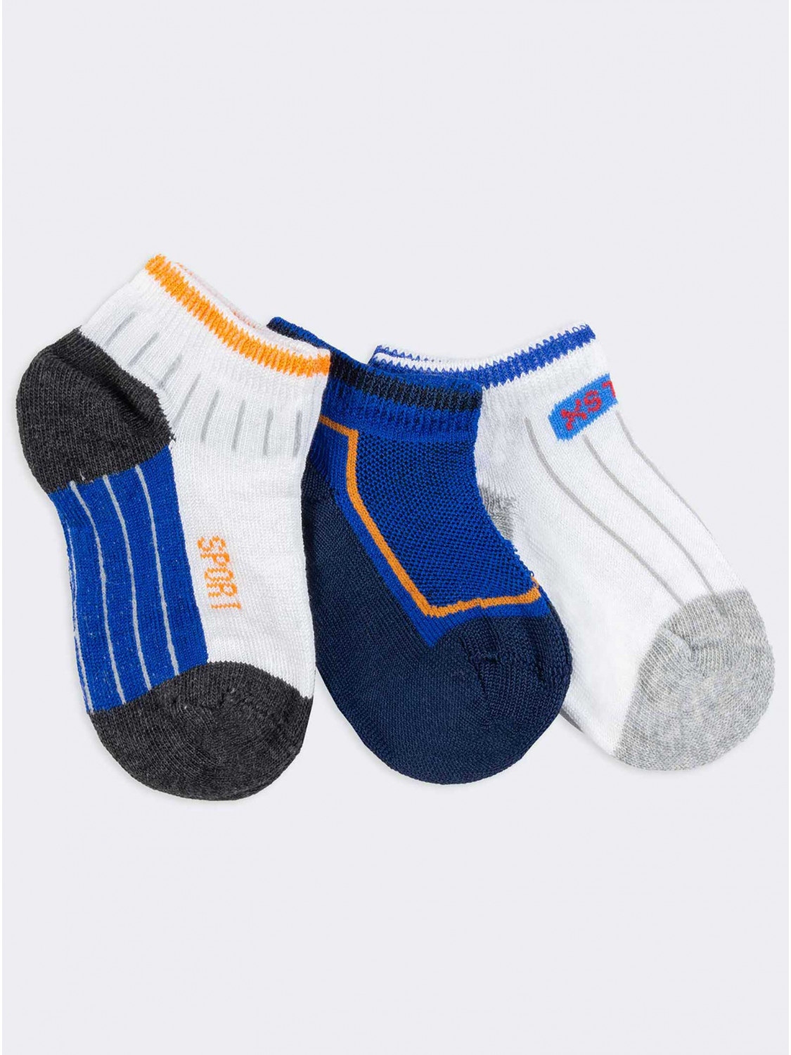 Set von Neugeborenen Baby kurze Socken sportlich riga und xs Team