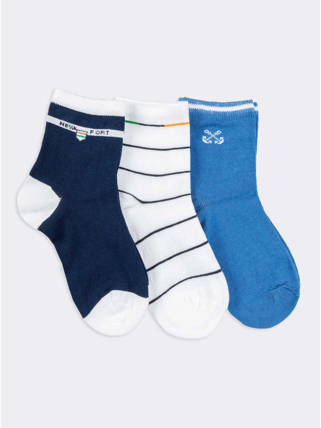 Tris short socks baby new port pattern