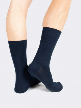 Warm twisted cotton calf socks - 6 pairs