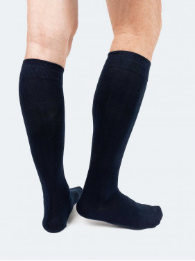 Knee high socks in Warm Twisted Cotton - 6 Pairs