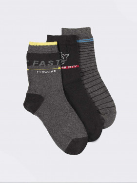 Tris short socks baby - American fast pattern