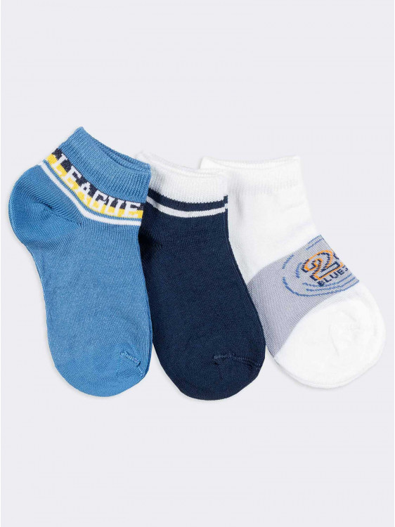 Tris short socks for kids - league pattern